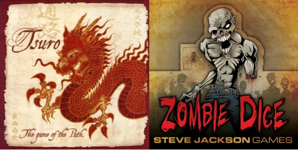 Quick Party Games: Tsuro & Zombie Dice cover