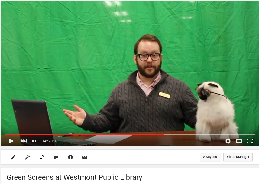 Green Screens at the Library cover