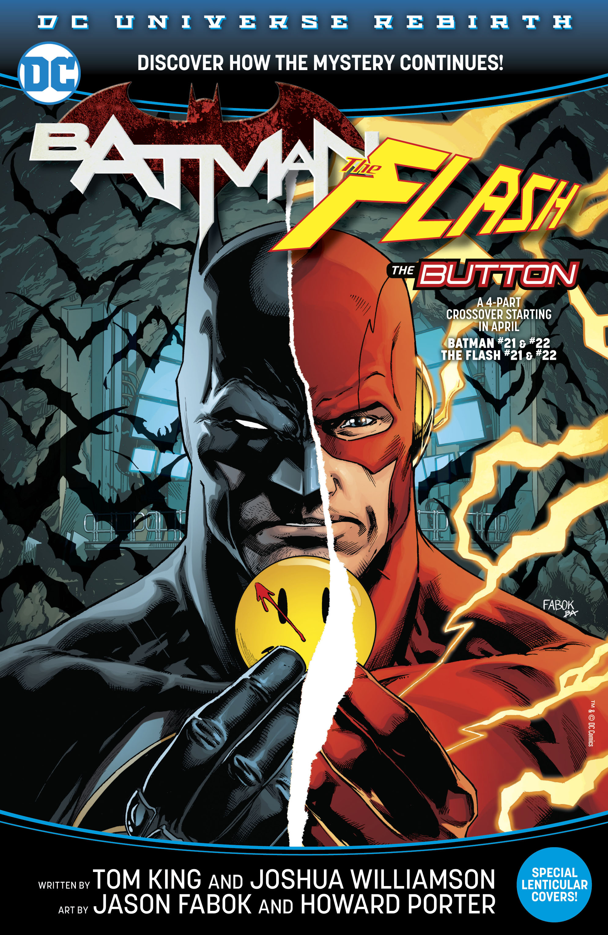 Batman/The Flash: The Button Deluxe Edition cover