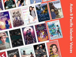 A collage of book covers by AAPI authors