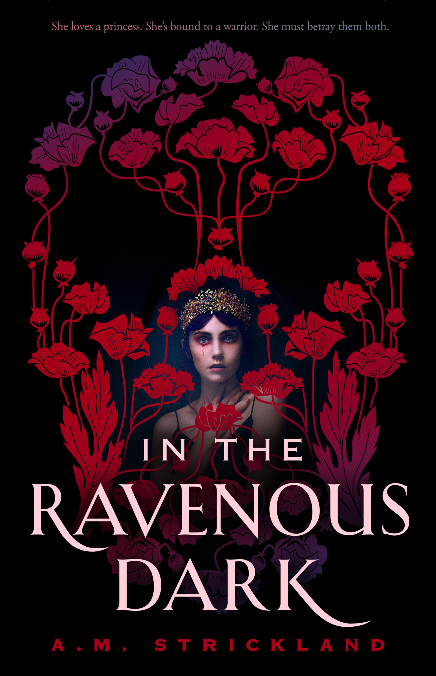 In The Ravenous Dark by A.M. Strickland cover