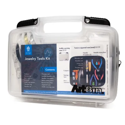 Jewelry kit in carrying case