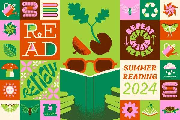 Summer Reading 2024: Read, Renew, Repeat